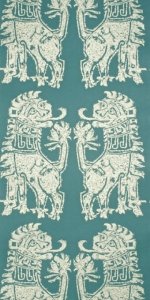 SANDERSON SICILIAN LIONS WALLPAPER