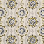 MULBERRY OTTOLINE EMBROIDERY LINEN  FABRIC