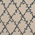 MULBERRY BERRY LINEN - TEAL  FABRIC