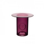 DARTINGTON CRYSTAL FLOWER BOTTLE PANSY VASE