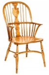 PIPPY OAK SPLAT WINDSOR ARMCHAIR