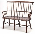 PRIMITIVE IRISH WINDSOR SETTLE