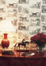 Lewis & Wood Gilpin Horses Wallpaper