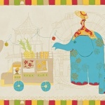 Harlequin  Far Far Away Wallpapers Distant Shores Border