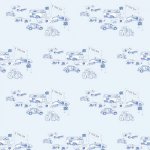Linwood Checks & Dogs & Rock 'n' Roll LF1390C Fabric