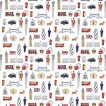 Linwood Checks & Dogs & Rock 'n' Roll LF1395C Fabric