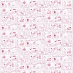 Linwood Checks & Dogs & Rock n' Roll LF1397 C Plain & Semiplain