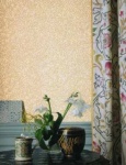 WILLIAM MORRIS LILY LEAF WALLPAPER