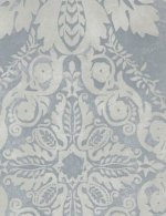 ZOFFANY MEDEVI SILVER WALLPAPER