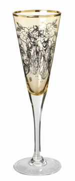 DARTINGTON CRYSTAL LLB FABULOUS FLUTES PARADISE (AMBER)