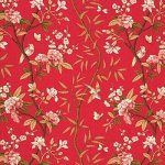 GP & J BAKER PEONY & BLOSSOM LINEN  ORIGINAL FABRIC