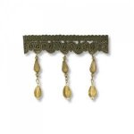 MULBERRY HOME CRYSTAL BEADED FRINGE TRIM T30259