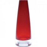 DARTINGTON CRYSTAL BLAZE CONICAL VASE