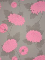 OSBORNE & LITTLE WILDE CHRYSANTHEMUM WALLPAPER