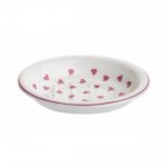 ROY KIRKHAM FINE BONE CHINA | PINK HEARTS SET OF 2 SOAP DISH