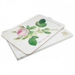 ROY KIRKHAM BONE CHINA | ROSA REDOUTE STANDARD SIZED CORK PLACEMATS
