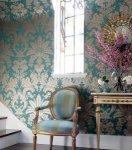 Thibaut Damask Resource Vol II Adler Damask Wallpaper