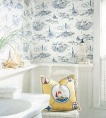 Thibaut Boat House Barnegat Bay Wallpaper