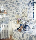 Thibaut Toile Resource Vol II Carnival Wallpaper
