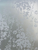 Borderline Floral Distant Cloud Wallpaper