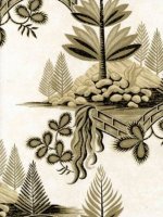 ZOFFANY FIR TREES - LINEN WALLPAPER