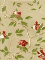 ZOFFANY MANCHU : CREAM WALLPAPER
