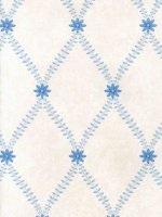 ZOFFANY STARFLOWER : BLUE WALLPAPER