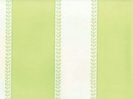 ZOFFANY ROMAN STRIPE : GREEN WALLPAPER