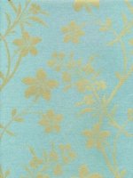 ZOFFANY PERIWINKLE : AQUA WALLPAPER