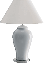 Giant White Ceramic Table Lamp