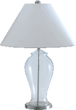 Glass Table Lamp