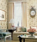 Thibaut Tea House Harmony Damask Wallpaper