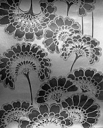 Borderline Japanese Floral Matt Emulsion Wallpaper