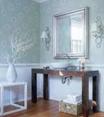 Thibaut Waterlily Kaleidoscope Wallpaper
