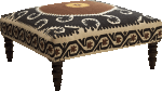 Kelim Foot Stool