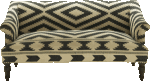 Kilim Black & White Sofa