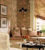 Thibaut Toile Portfolio La Fontaine Wallpaper