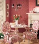Thibaut Damask Resource Mulberry  Wallpaper