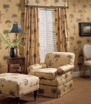 Thibaut Gazebo Palm Court Wallpaper