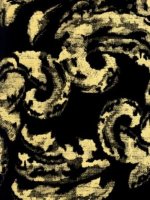 ZOFFANY GOSSAMER CHARCOAL/GOLD WALLPAPER