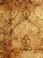 ZOFFANY ROCOCO MIRROR - COPPER WALLPAPER