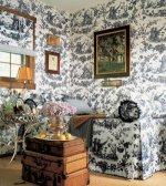 Thibaut Castle Pine Pheasant Toile Wallpaper