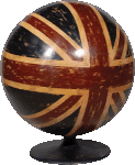 Pod Chair Union Jack Fudge Leather Back