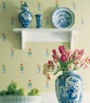 Thibaut Small Print Resource Primrose Wallpaper
