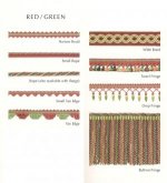 COLEFAX AND FOWLER PAVILION TRIMMINGS RED GREEN