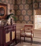 Thibaut Tamarind Tabriz Wallpaper