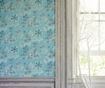 Anna French Wildflora Girl On A See Saw Wallpaper