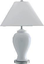 White Ceramic Table Lamp