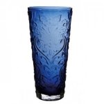 DARTINGTON CRYSTAL ON THE WINGS OF LOVE LARGE BLUE VASE