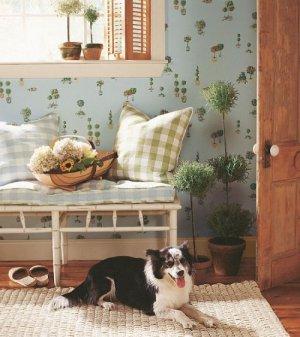 Thibaut Cantebury Shelbourne Wallpaper